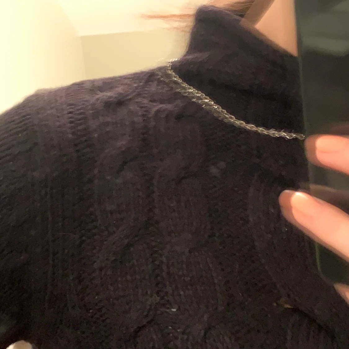 Stickad turtleneck - 90