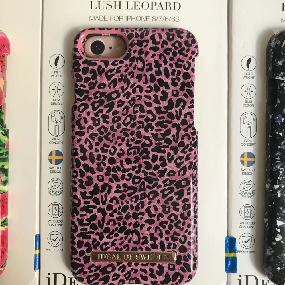 Ideal of Sweden skal ”Lush Leopard” i fint skick till iPhone 6/6S/7/8 säljes. Säljs i originalförpackningen. ☺️📱    Kan hämtas i Bandhagen, eller skickas mot fraktavgift! 📦  (22kr med frimärken, 49kr med spårbar frakt). Övrigt.