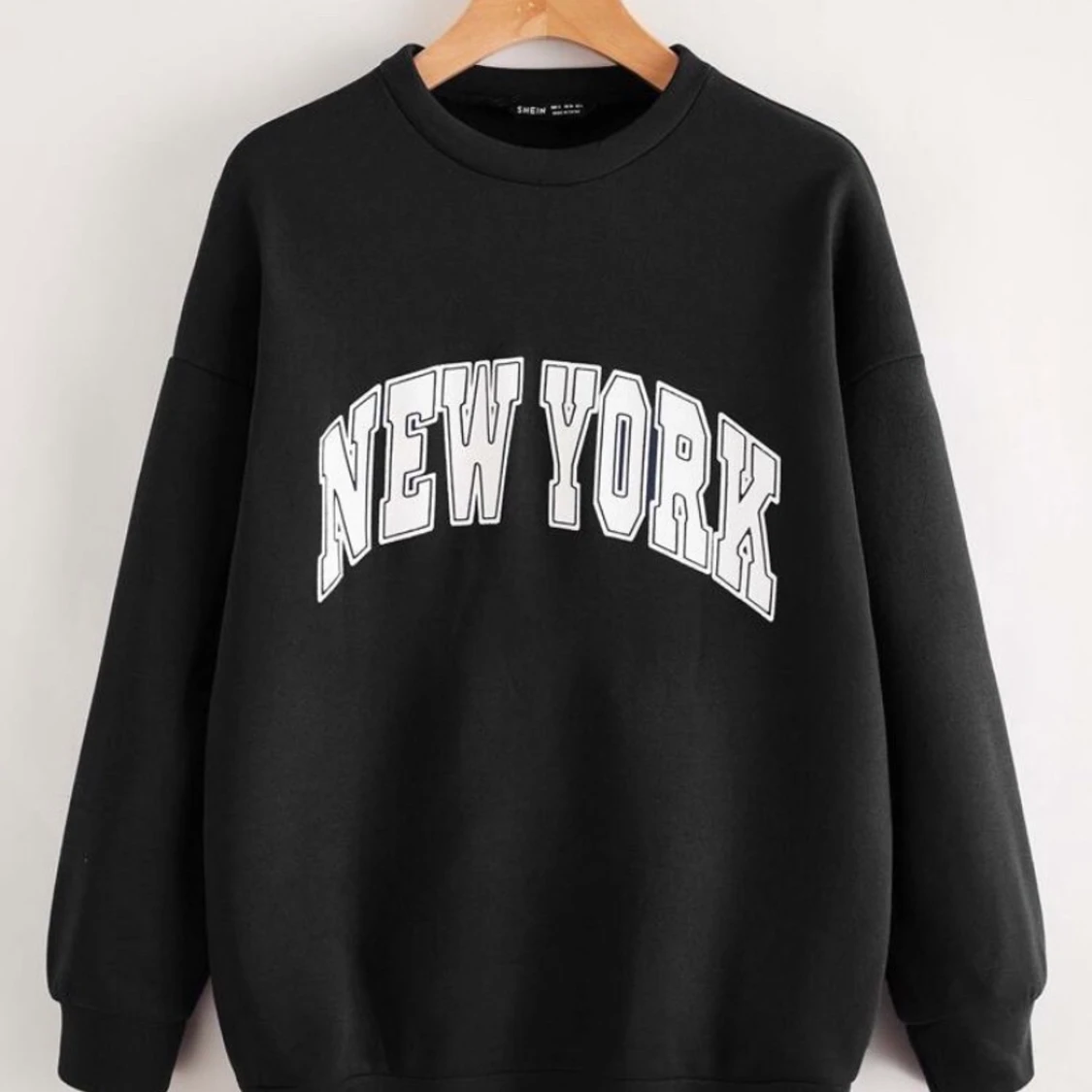 Svart oversized sweatshirt