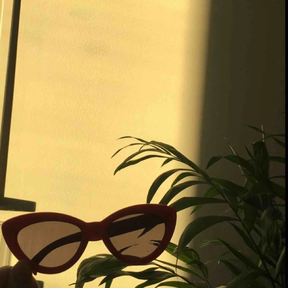 Jätte snygga röda solglasögon från h&m, perfekta till soliga dager eller om man bara vill se lite extra trendig ut. Frakten är inkl. i priset <3 ha en bra dag!. Accessoarer.