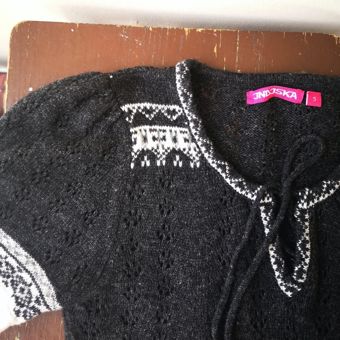 Mysig stickad klänning - 91