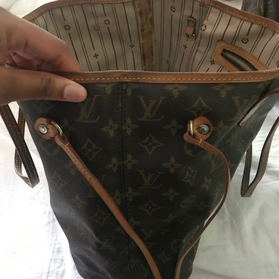 Äkta Louis Vuiton hand bag/shopper bag - 90