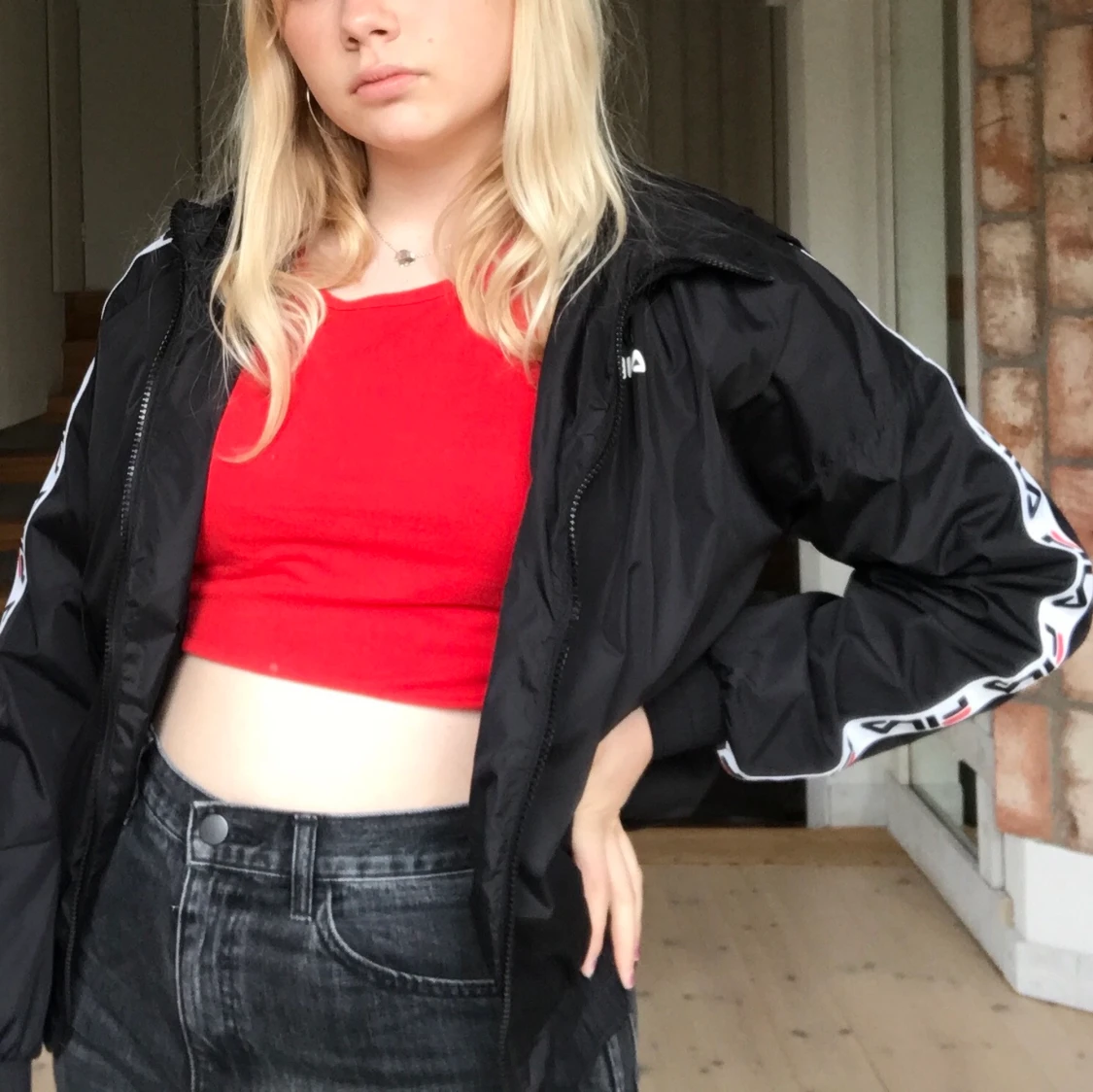 Cool FILA vindjacka! ❤️