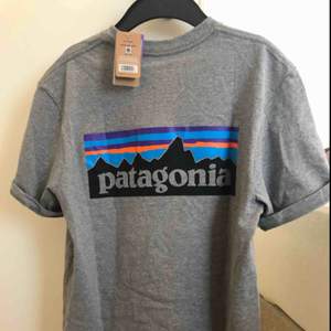 Säljer en helt oanvänd patagonia t-shirt i storleken S! Den är oversized i modellen och kommer ifrån ”herravdelningen”!  Hör av er vid frågor! 
