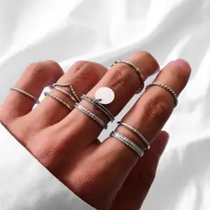 Silver ringar storlek S