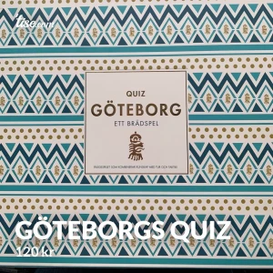 Göteborgs quiz - Ett roligt spel med olika frågor. Perfekt för de som är intresserade av Göteborg eller vill utmana vännerna:) Bra julklapp som kommer att uppskattas!! Hör av er vid frågor och funderingar😊