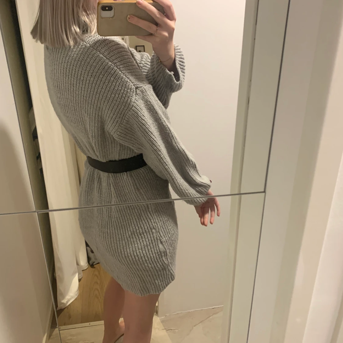 Madlady stickad klänning  - 91