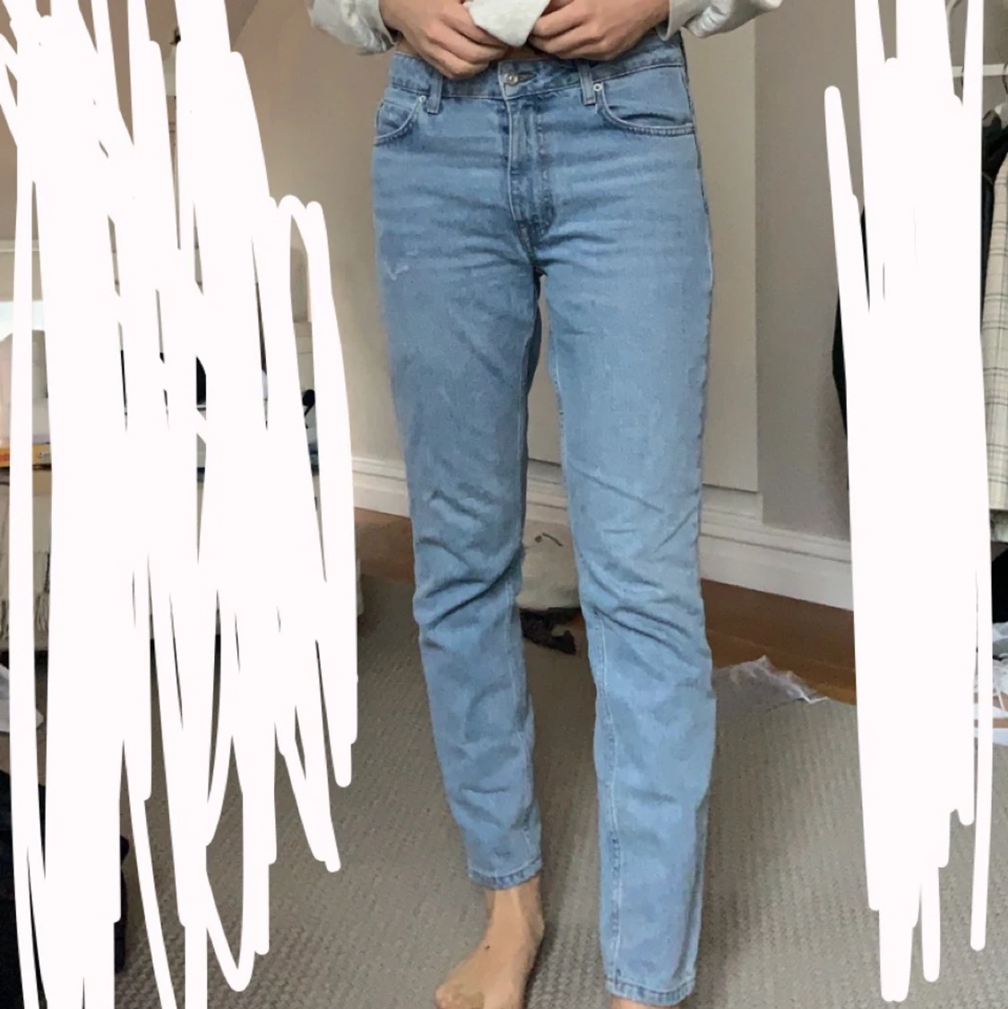 Zara mom jeans