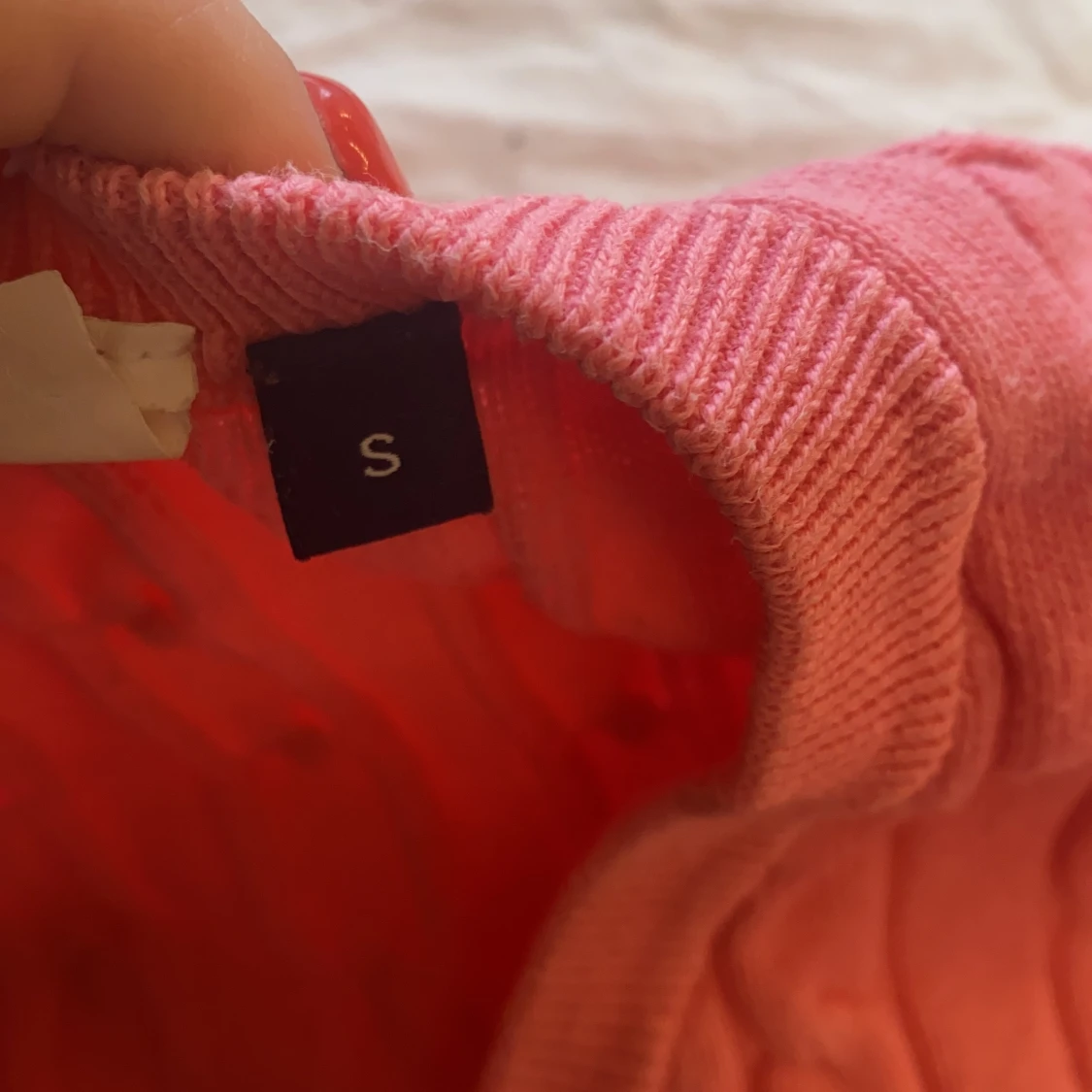 Rosa gant tröja - 91