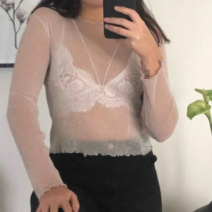  - Rosa glittrig mesh tröja från brandy melville! Dm vid intresse 🥰