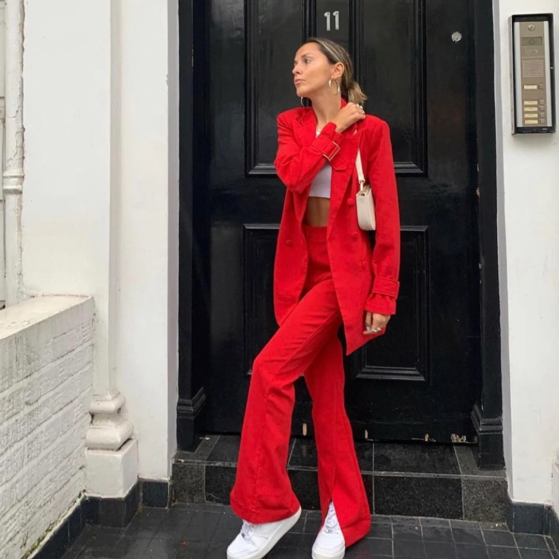 Röda kostymbyxor från 4th&reckless - 90