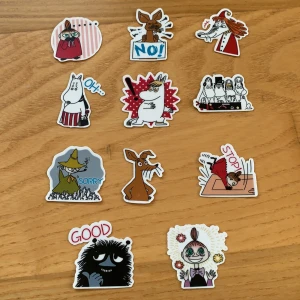 Muminklistermärken!! - Säljer nu exklusiva muminklistermärken❤️Har jättebra fäste (har andra i samma sort). Går att sätta på mobilskal, dator, papper osv. 1 för 10 kr, 2 för 15 kr, 3 för 20 kr eller alla för 80 kr! Köparen står för frakt som ligger på 12 kr!