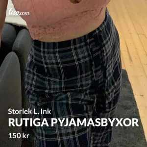Rutiga pyjamasbyxor - 💖