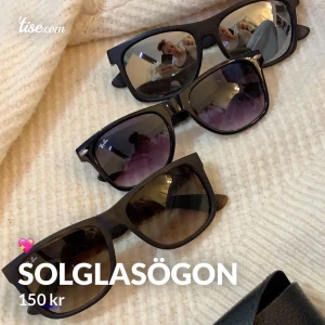 Solglasögon - Två äkta Ray-Ban och ett annat par.  Ray-Ban: 400kr Andra: 200kr
