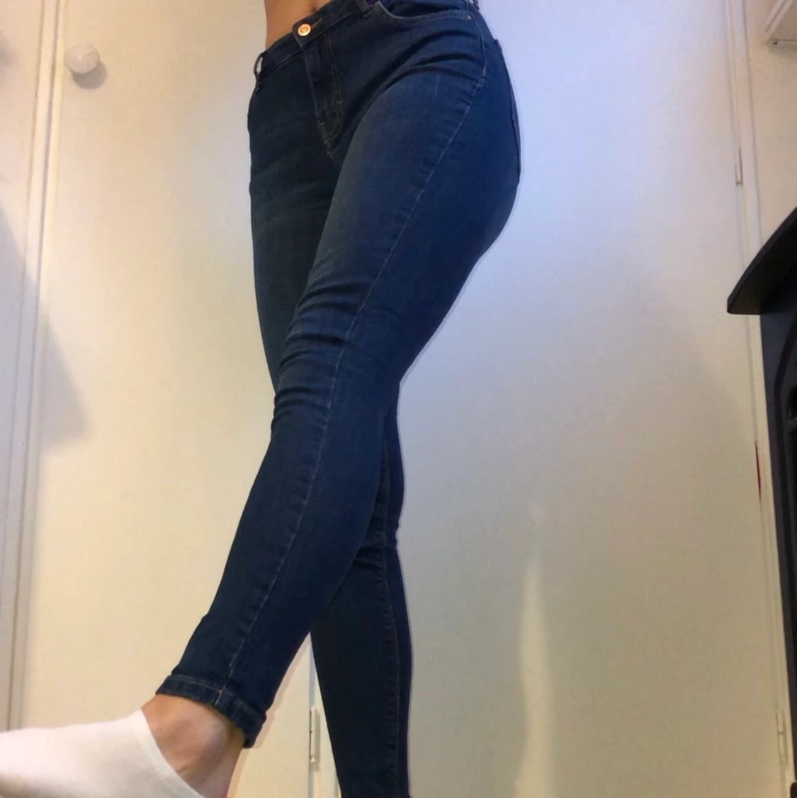 Blå Jeans i storlek 38