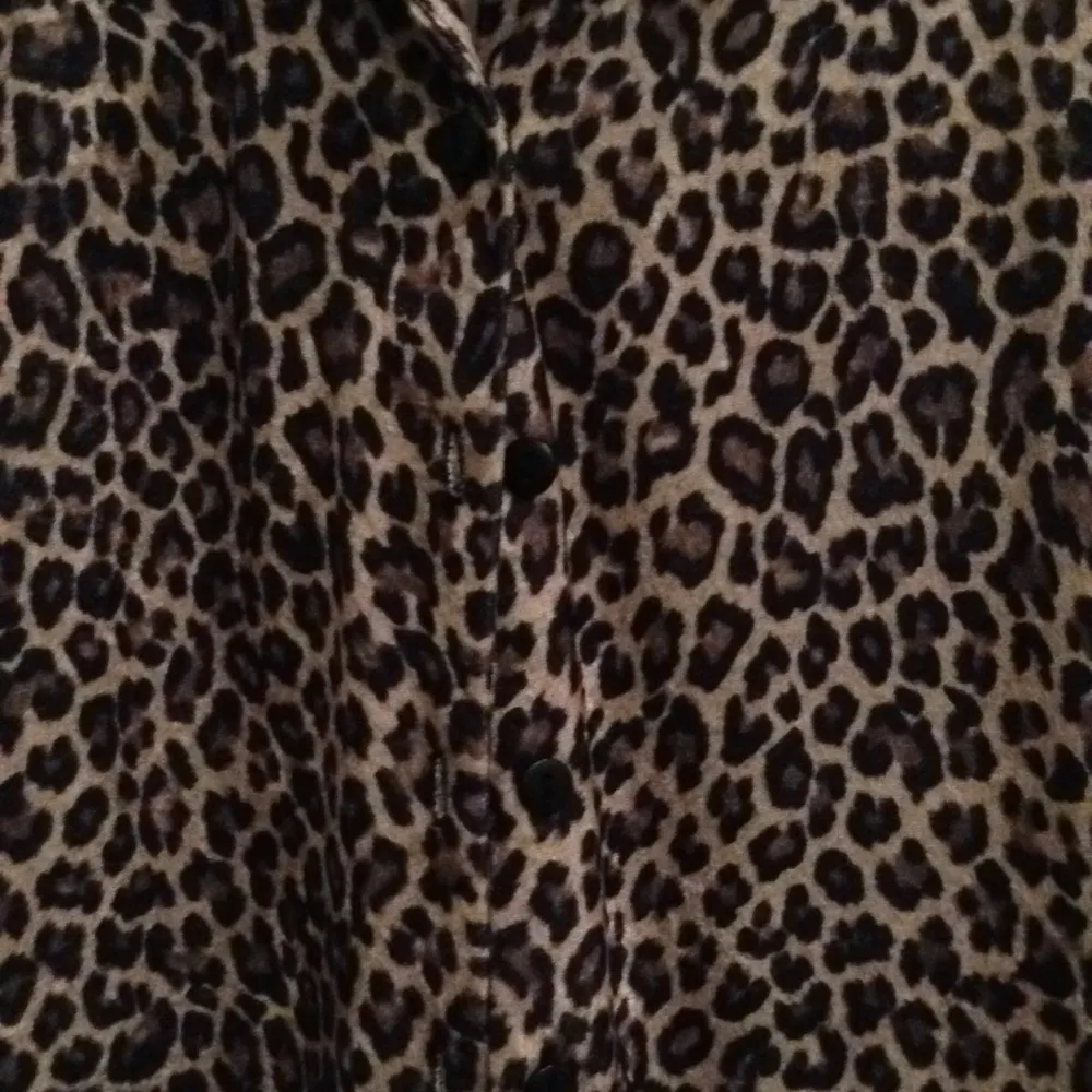 Cool leopardskjorta. Passar 34-36 och då något oversize. Blusar.