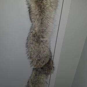 Rävpäls-krage  - Äkta rävpäls-krage med innertyg av siden 