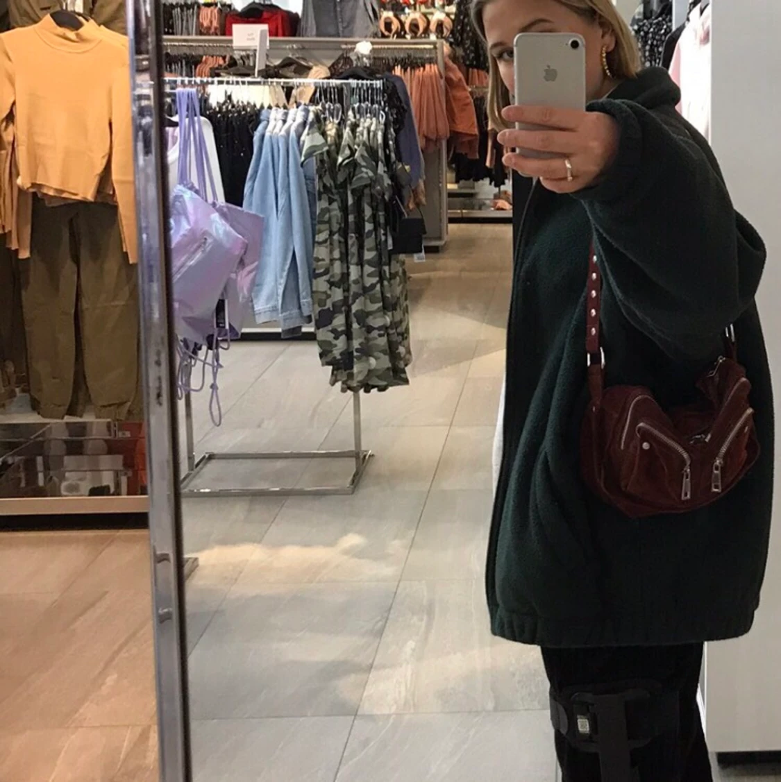 Nunoo Ellie New Suede bag Red - 90