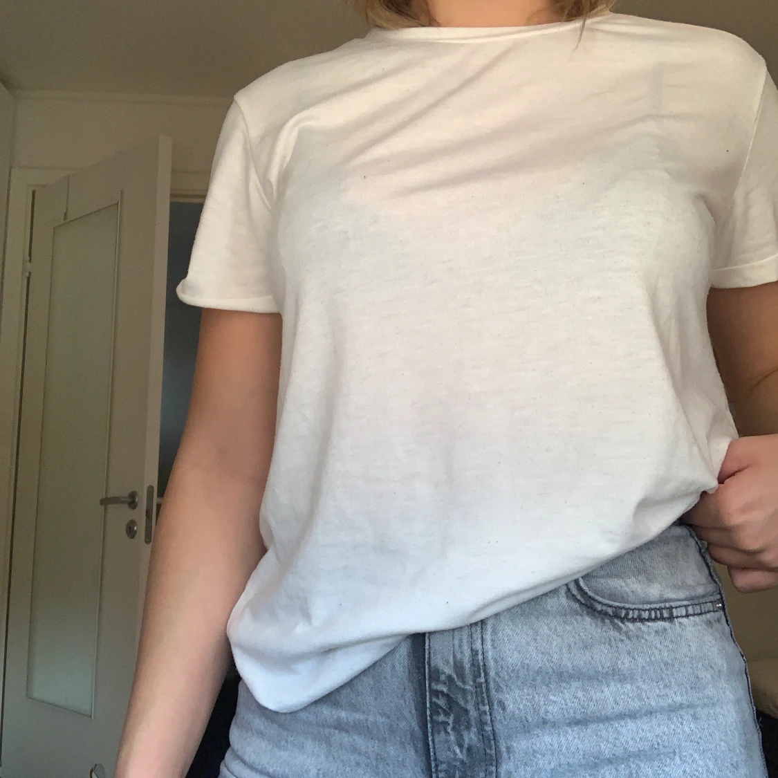 Tröja med tryck på ryggen