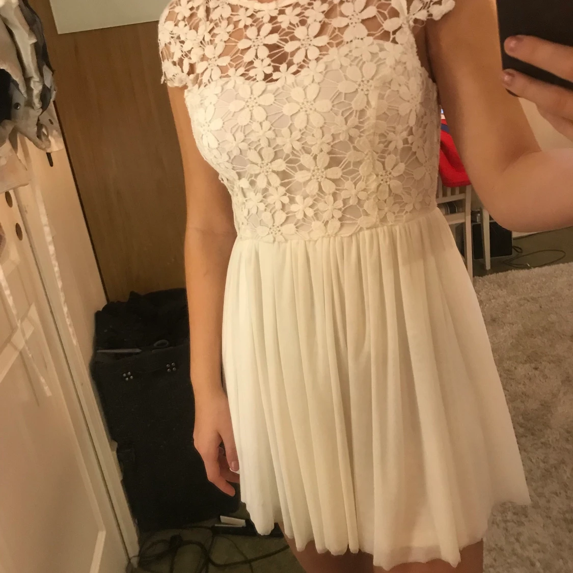 Vit klänning - 90