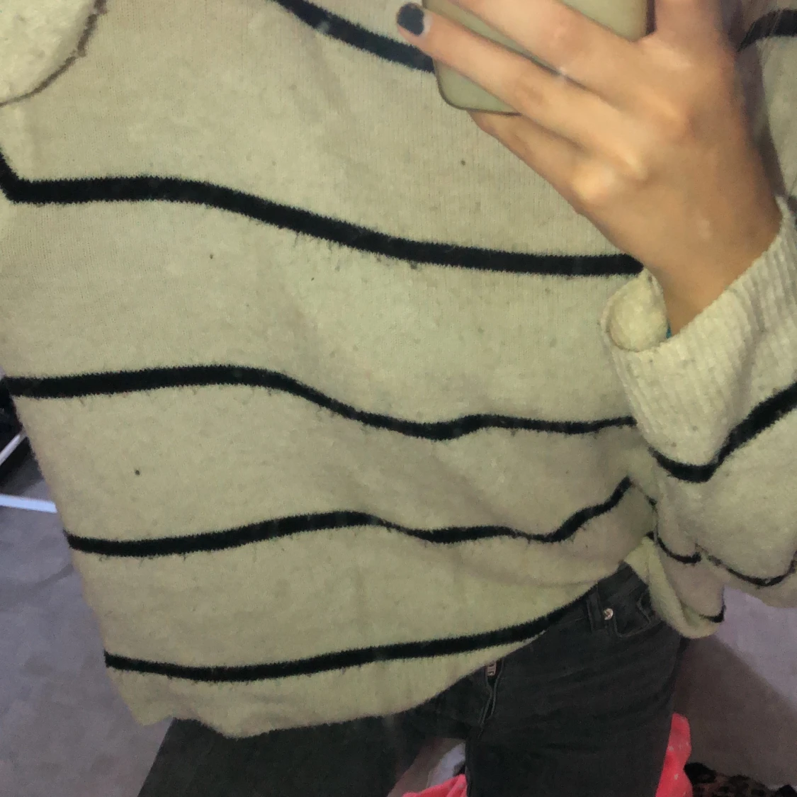 Randig skickad tröja - 91