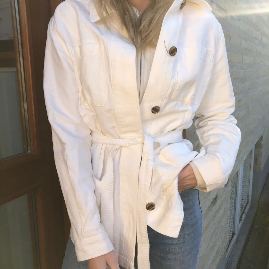 Vit jacka från HM - 90