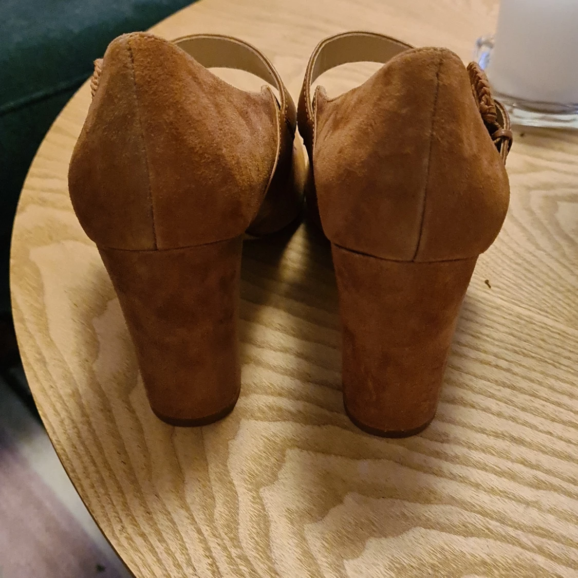 Nya vintage skor i äkta skinn stl 38 250 - 91