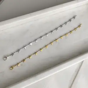 Stjärnarmband i guld och silver!!! 69kr/st, önska valfri längd!! Mer på instagram @s.byelsa
