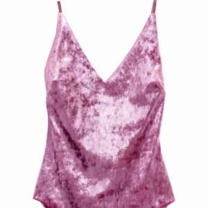 Spetsbody sammet rosa hm stl 34 - Riktigt snygg body i sammet från H&M i storlek 34. Ny och oanvänd 