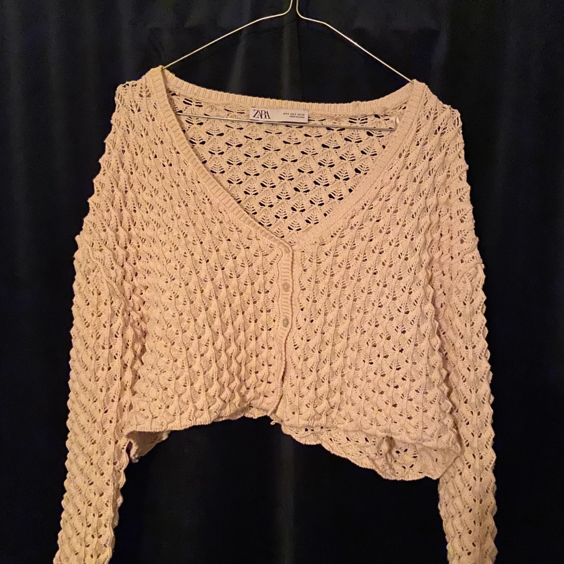 Virkad kofta från zara - 90