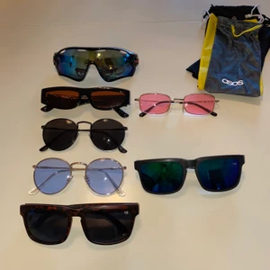 Solglasögon - Säljer lite olika solglasögon, skriv vilka du är sugen på så kommer vi överens om ett pris. Vid köp av flera så fixar vi ett bra paketpris✌🏽🪐