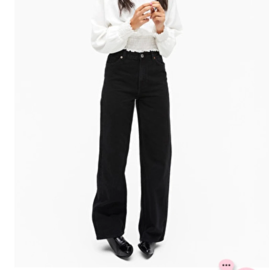 Svarta Yoko-jeans - 90