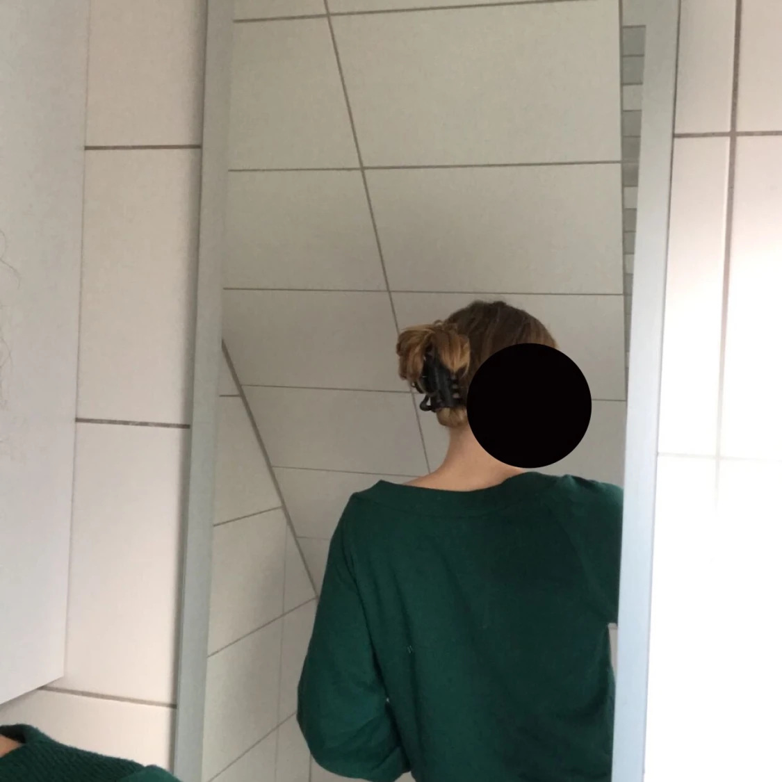 Grön sweatshirt med tryck#sweatshirt#trend#mysig#tröja - 90