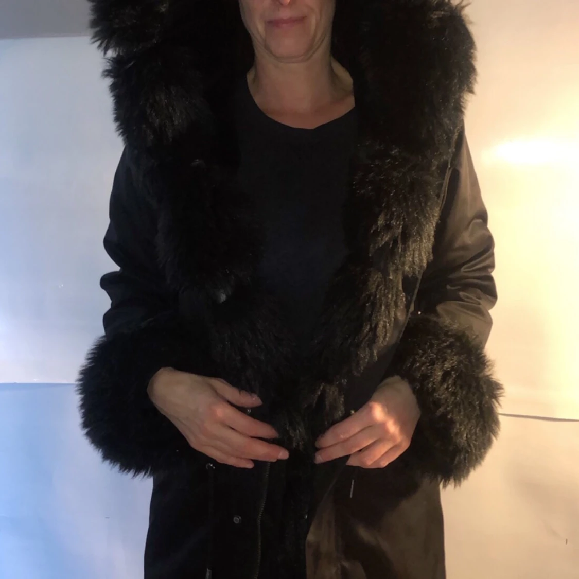 Fatima faux parka jacka  - 90