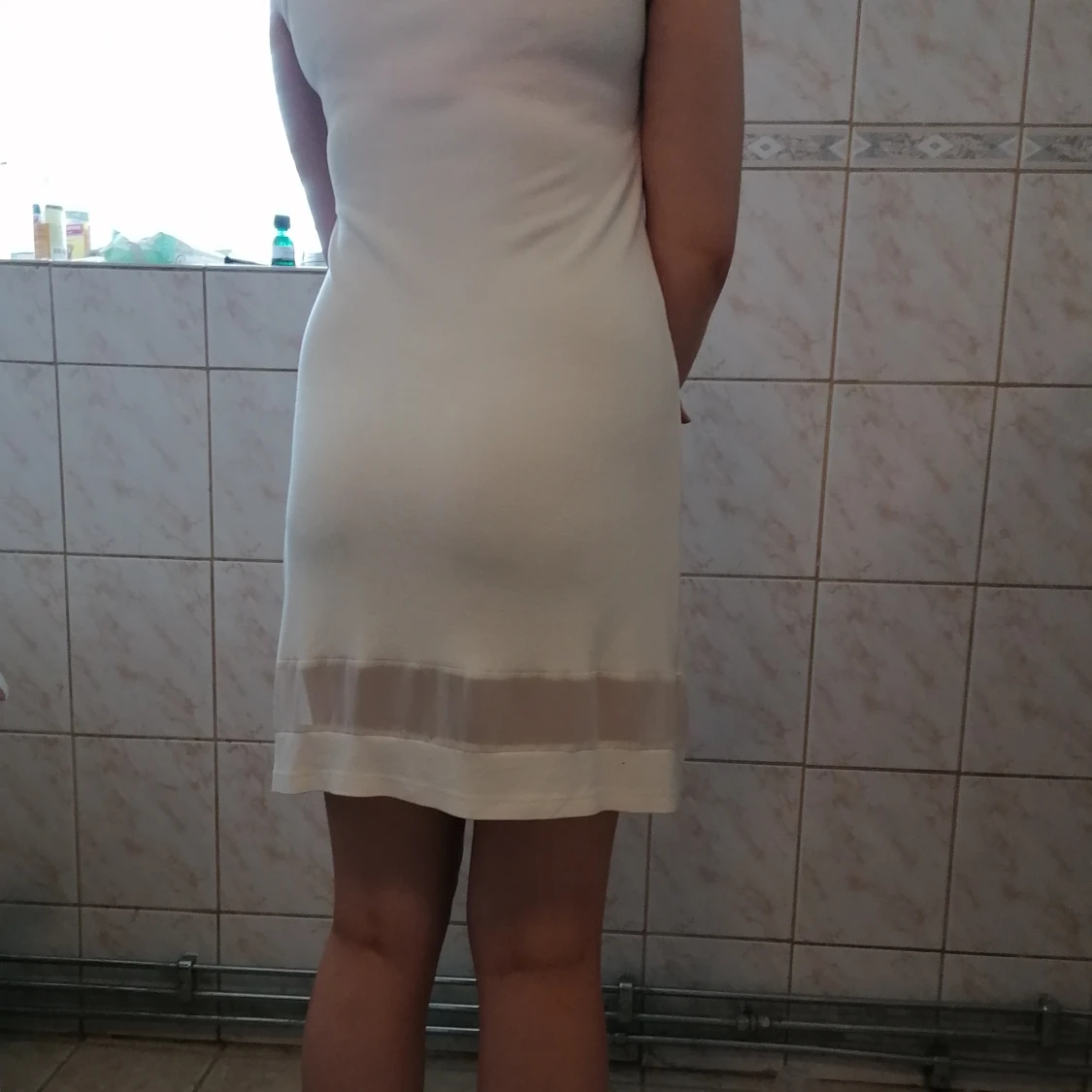 Rainbow vit klänning  - 91