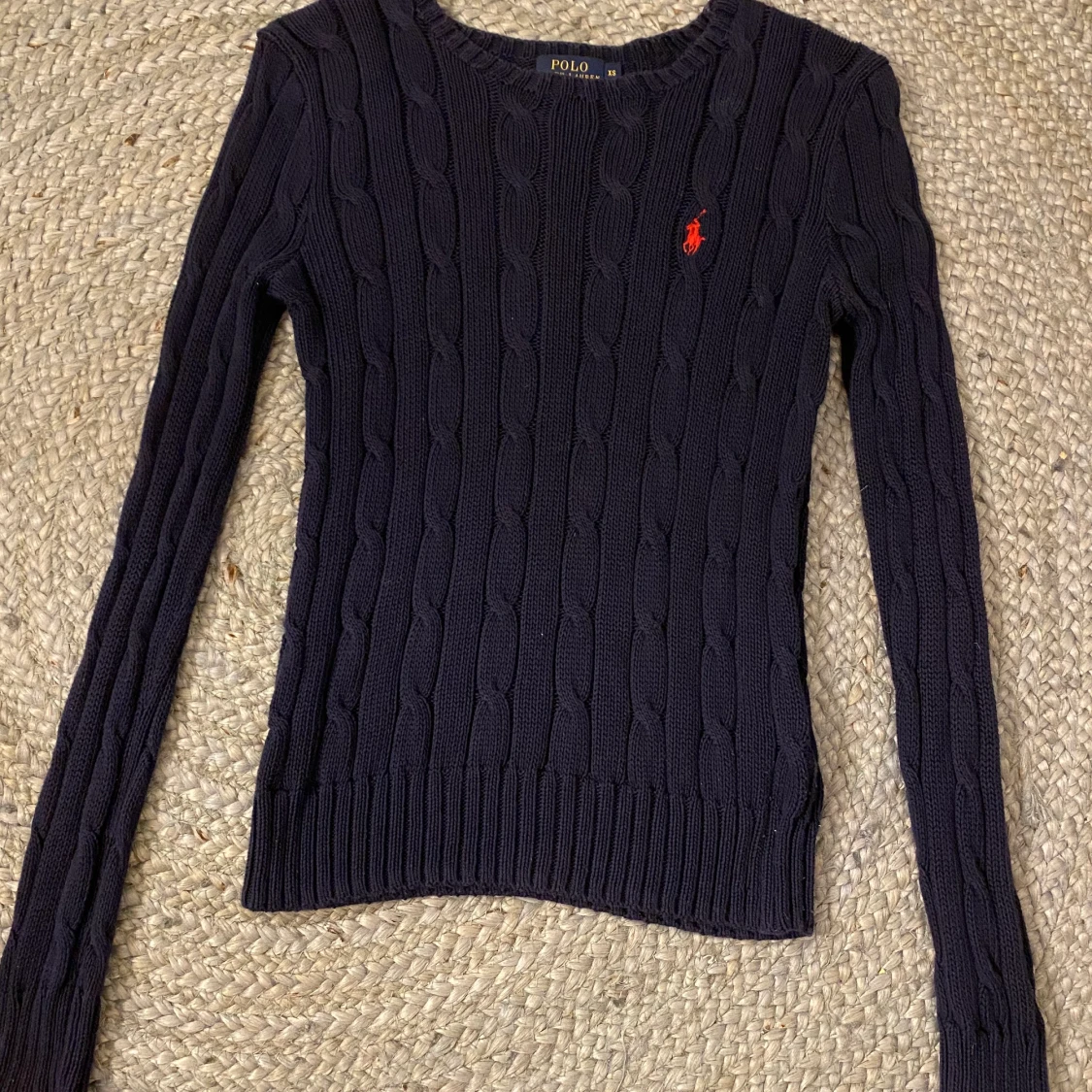 Ralph Lauren, julianna, hunter navy, stickad  - 90