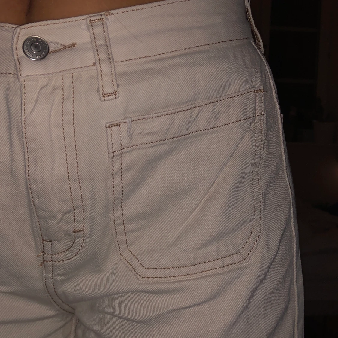 Krämvita byxor - 91