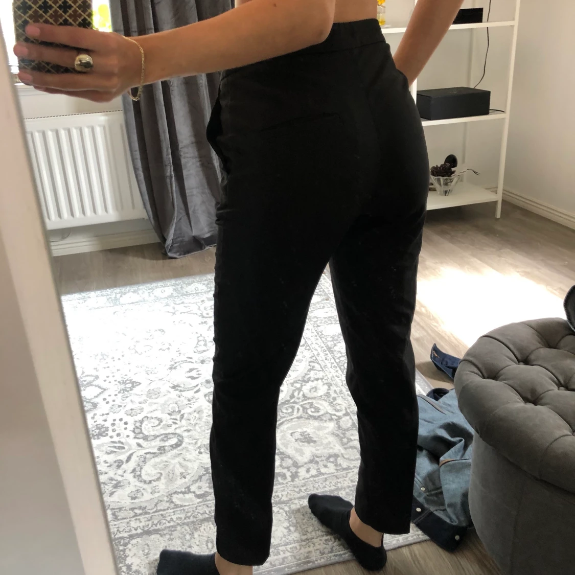Svarta enkla kostymbyxor H&M - 90
