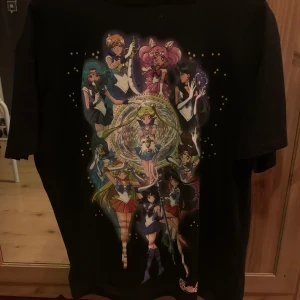 Sailor moon t-shitt - Knappt använd sailor moon tröja. Använd ca 3 ggr. Säljer pga att den aldrig används. Köpte för ungefär 250 på bershka. 150kr+frakt❤️ storlek S men rätt oversized så passar xs-m.