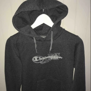  - En mörkgrå champion hoodie i storlek S Köparen står för frakt💕