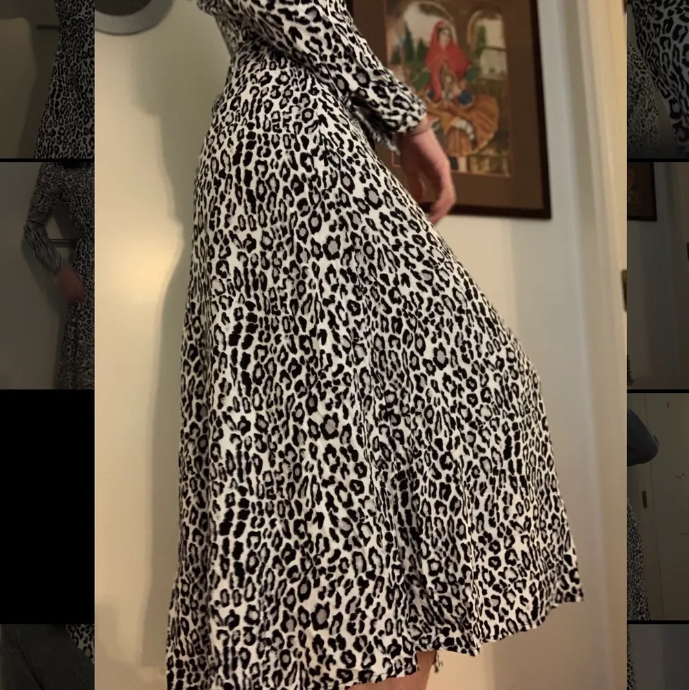 En leopard klänning från NA-KD, storlek xs, aldrig använd🥰🥰 Kontakta för fler bilder!!. Klänningar.