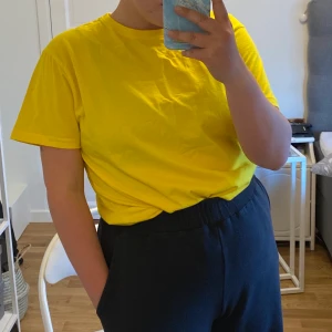 T-shirt Carlings  - Färgstark, gul T-shirt i storlek XL, modellen på bilden är M/L. Så kan uppfattas som lite liten i storleken. Frakten ingår i priset 