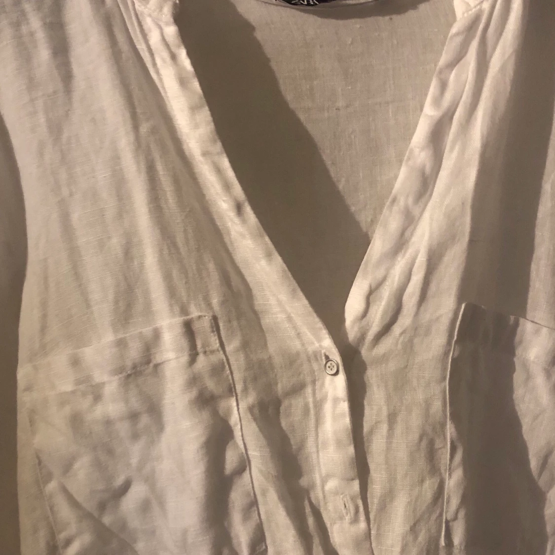 Vit linneskjorta  - 91