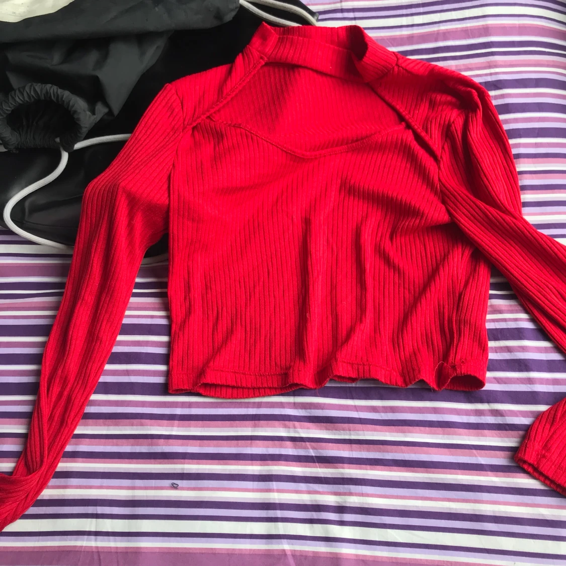 Jätte fin röd tröja! 