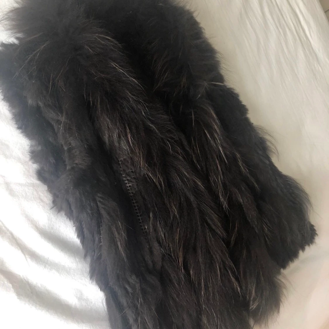 Äkta päls väst - 90