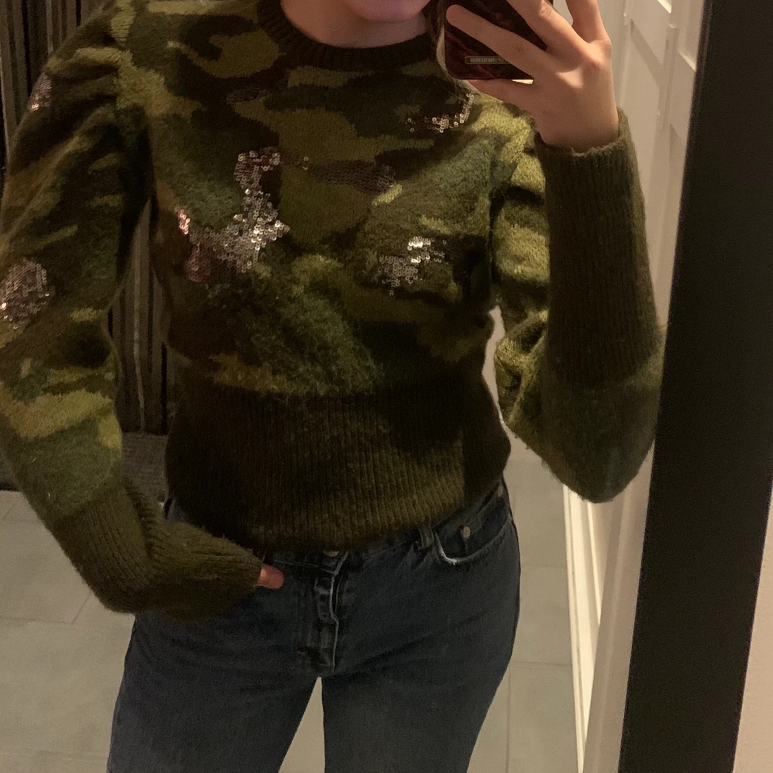 Stickad tröja - 90