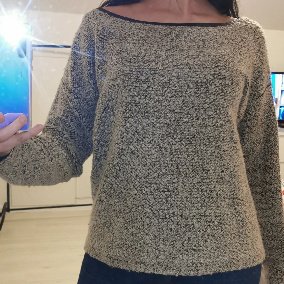 Stilig varm tröja  - 90