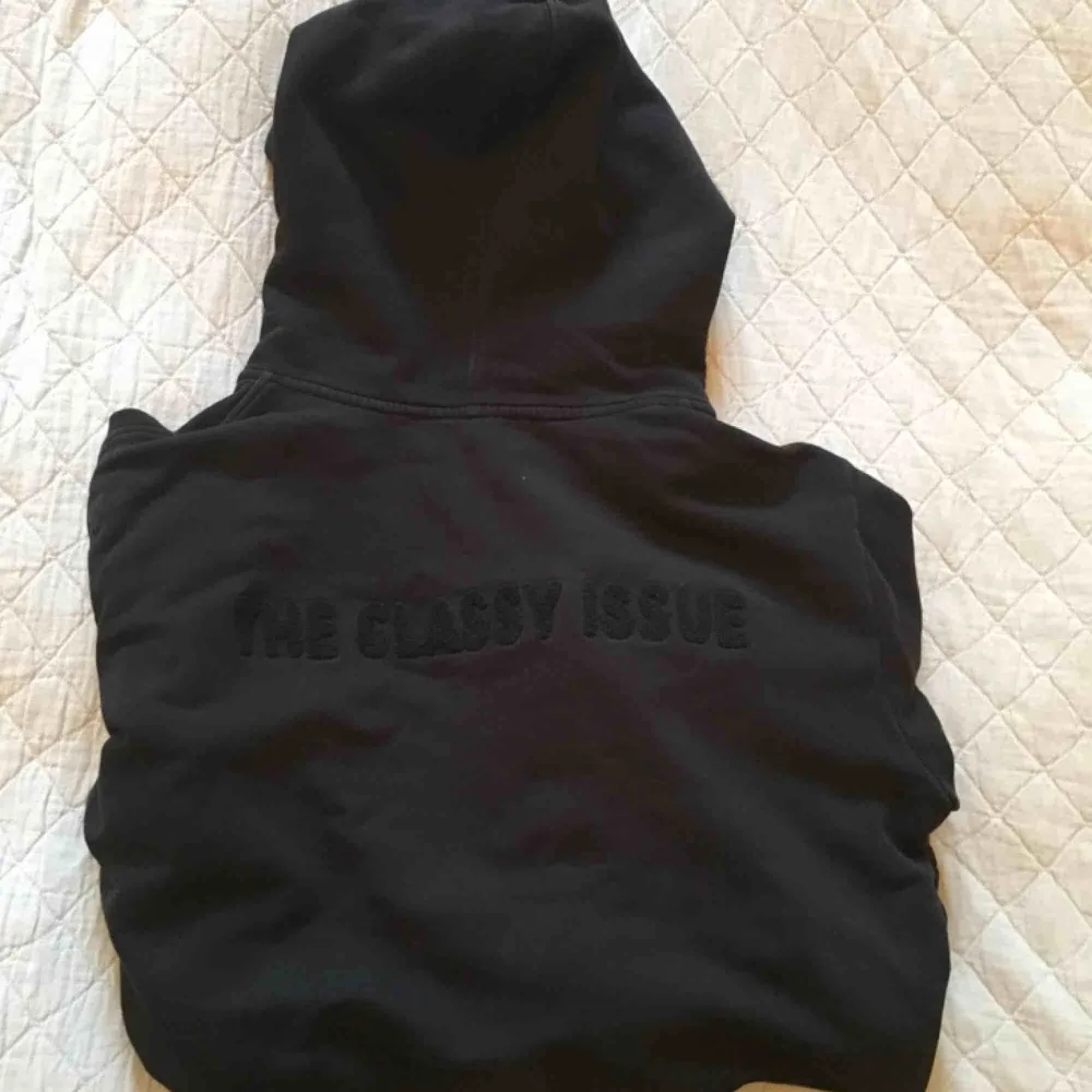 Snygg svart hoodie från The Classy Issue! Text på ryggen med märkets namn. . Hoodies.