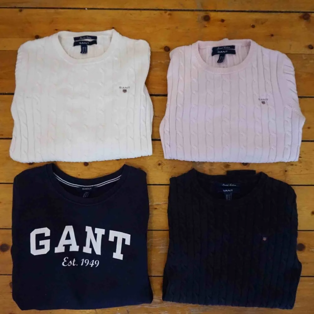 Säljer mina fina Gant Tröjor som är i toppen skick! 300:- kr styck eller alla för 1000:- kr Storlekar S-XS 🤗. Tröjor & Koftor.
