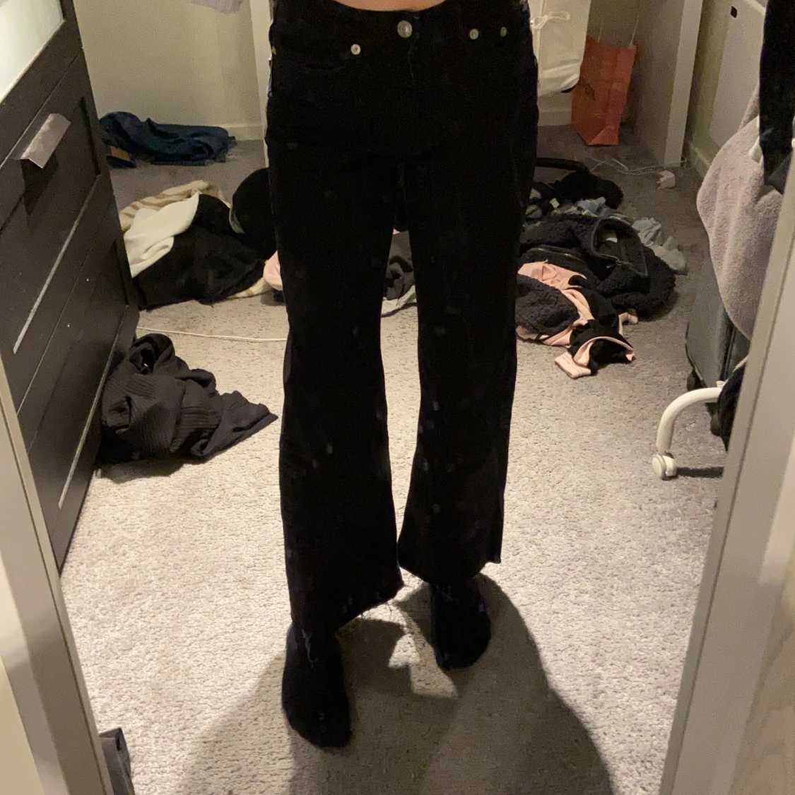 Jättefina svarta jeans